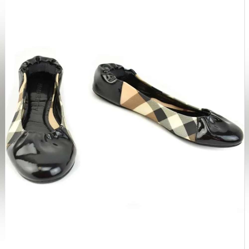 Burberry Nova Check Ballet Flats
